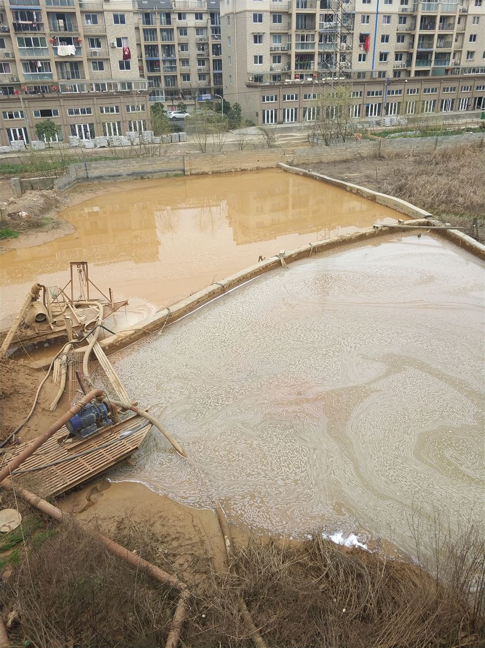 朗县沉淀池淤泥清理-厂区废水池淤泥清淤